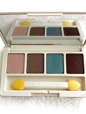 Clinique Quad Eyeshadow Pallet All About Shadow Morning Java Blushed Hazy Jammin